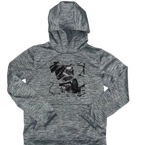 Under Armour Boys Sweatshirt Hoodie Gray Large